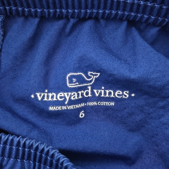 Vineyard Vines Boys Blue Drawstring Shorts Size 6 - Picture 4 of 5